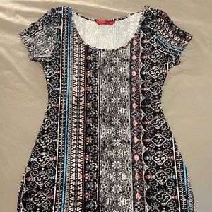Boho pattern dress